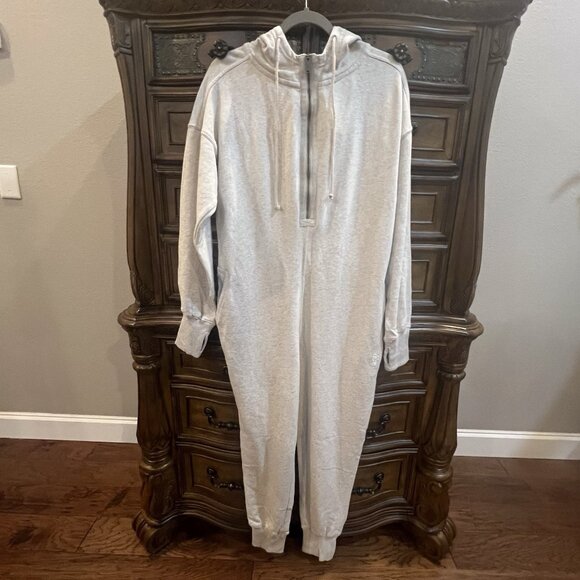 NWT Free People Movement x HATCH Maternity Warm Up Jumpsuit Medium Romper Grey - Picture 11 of 16